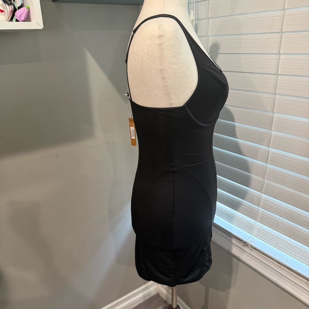SKIMS Onyx Gilessente Slip Dress NWT - Picture 4 of 6